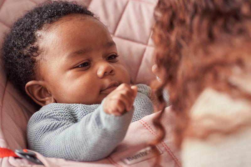 baby in bouncer bliss