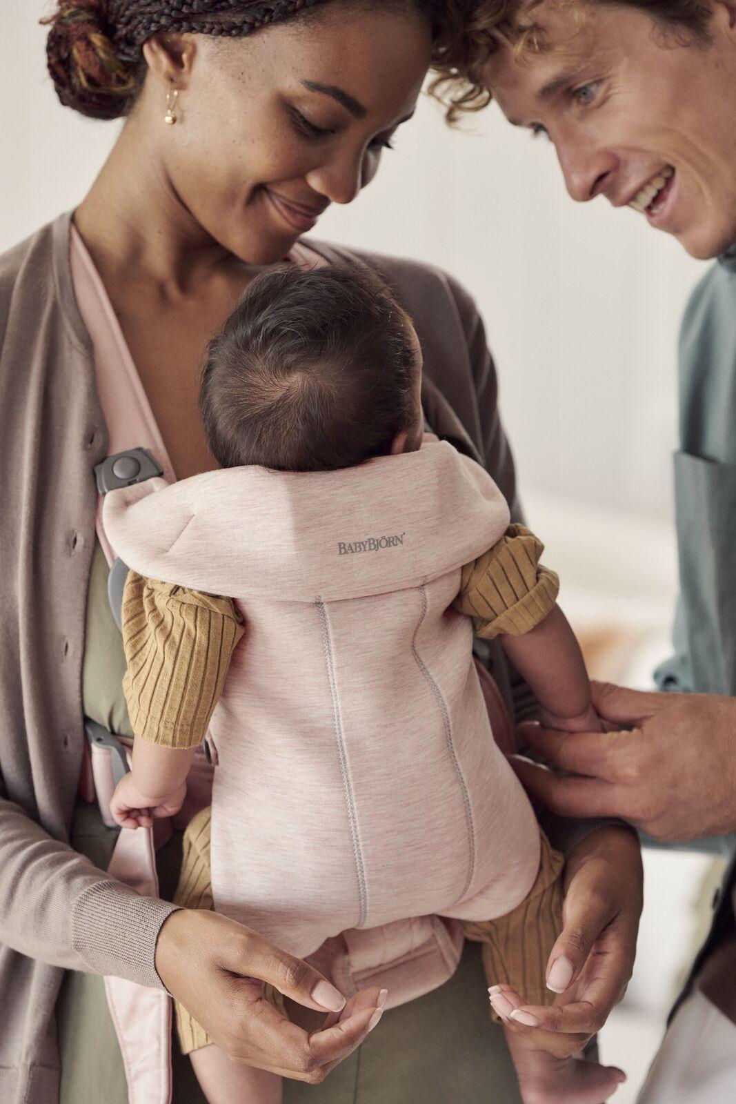 BabyBjörn Baby Carrier Mini Light Pink 3D Jersey