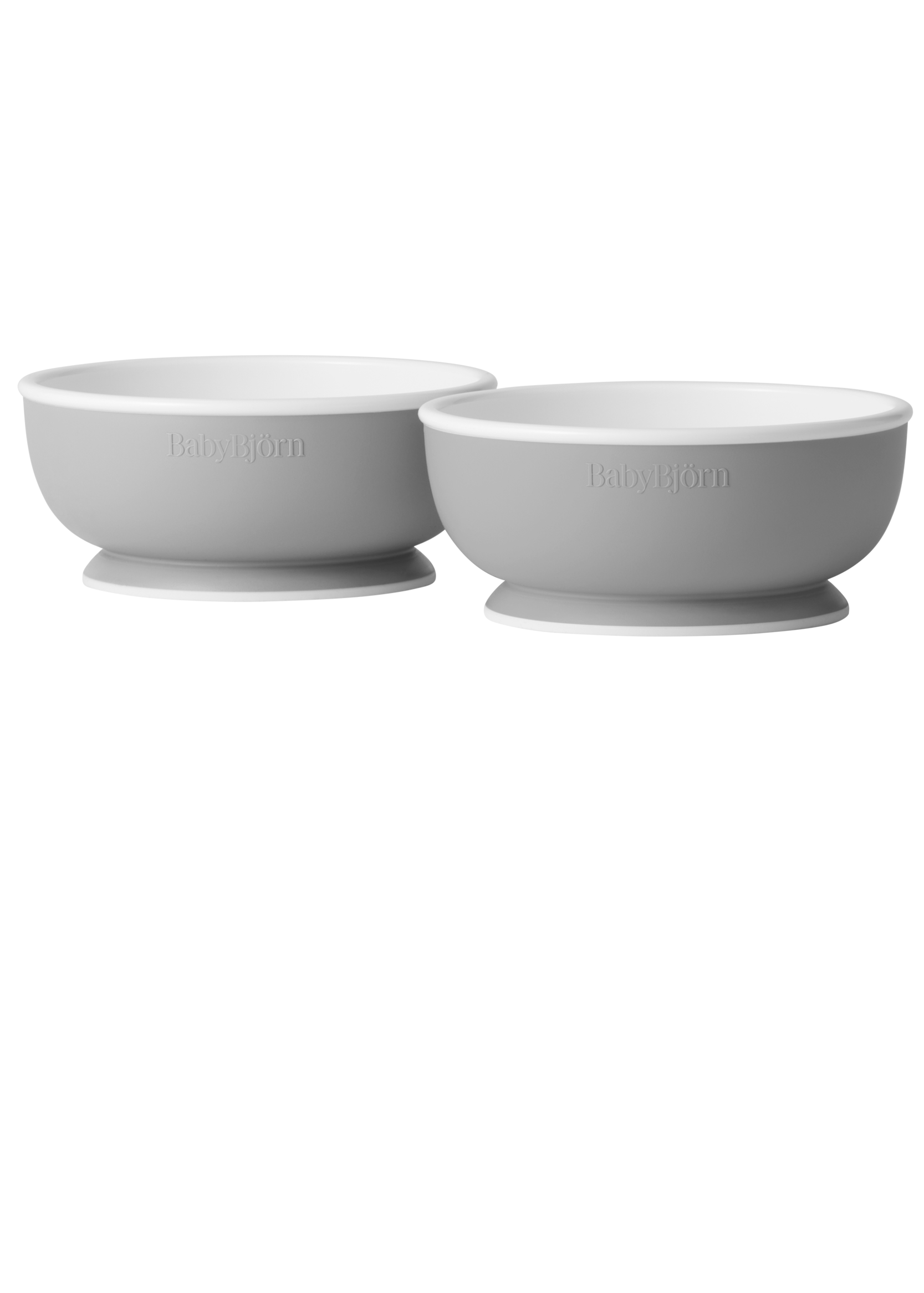 Baby Bowl in gray 2-pack - BabyBjörn